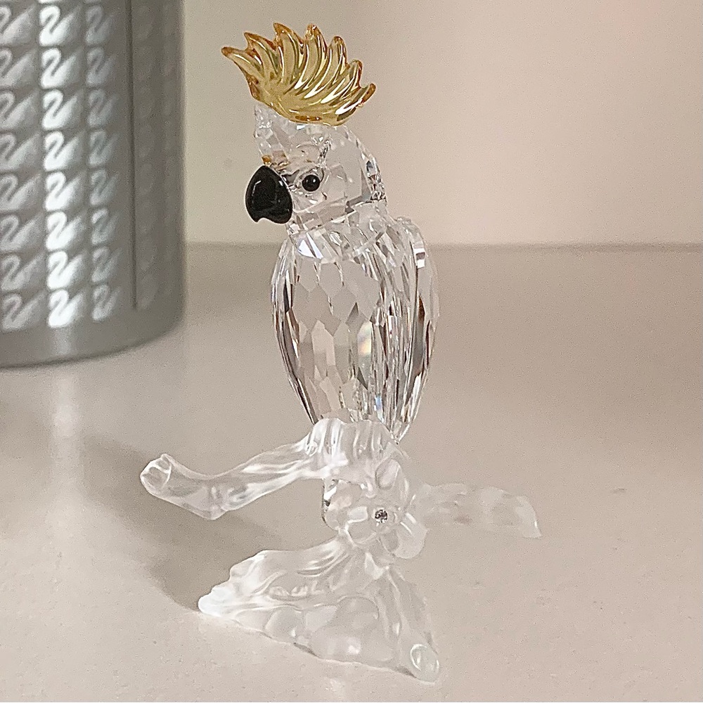 Swarovski crystal bird figurine